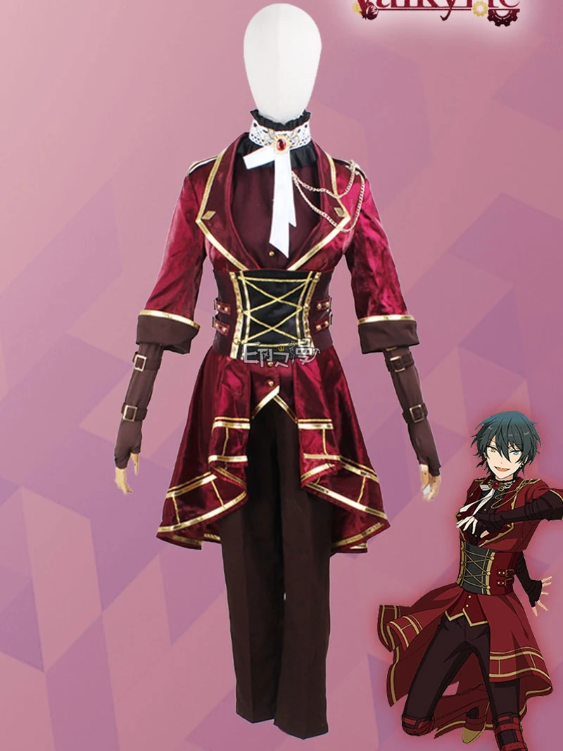 КОВОВО Аниме! Ансамбль звезд Valkyrie Kagehira Mika Itsuki Shuu Swallowtail игровой костюм