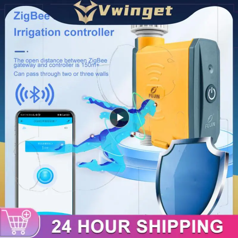 

Built-in Water Tuya Zigbee Watering Controller Garden Watering Timer Automatic Smart Sprinkler Drip Garden Watering Timer Wifi