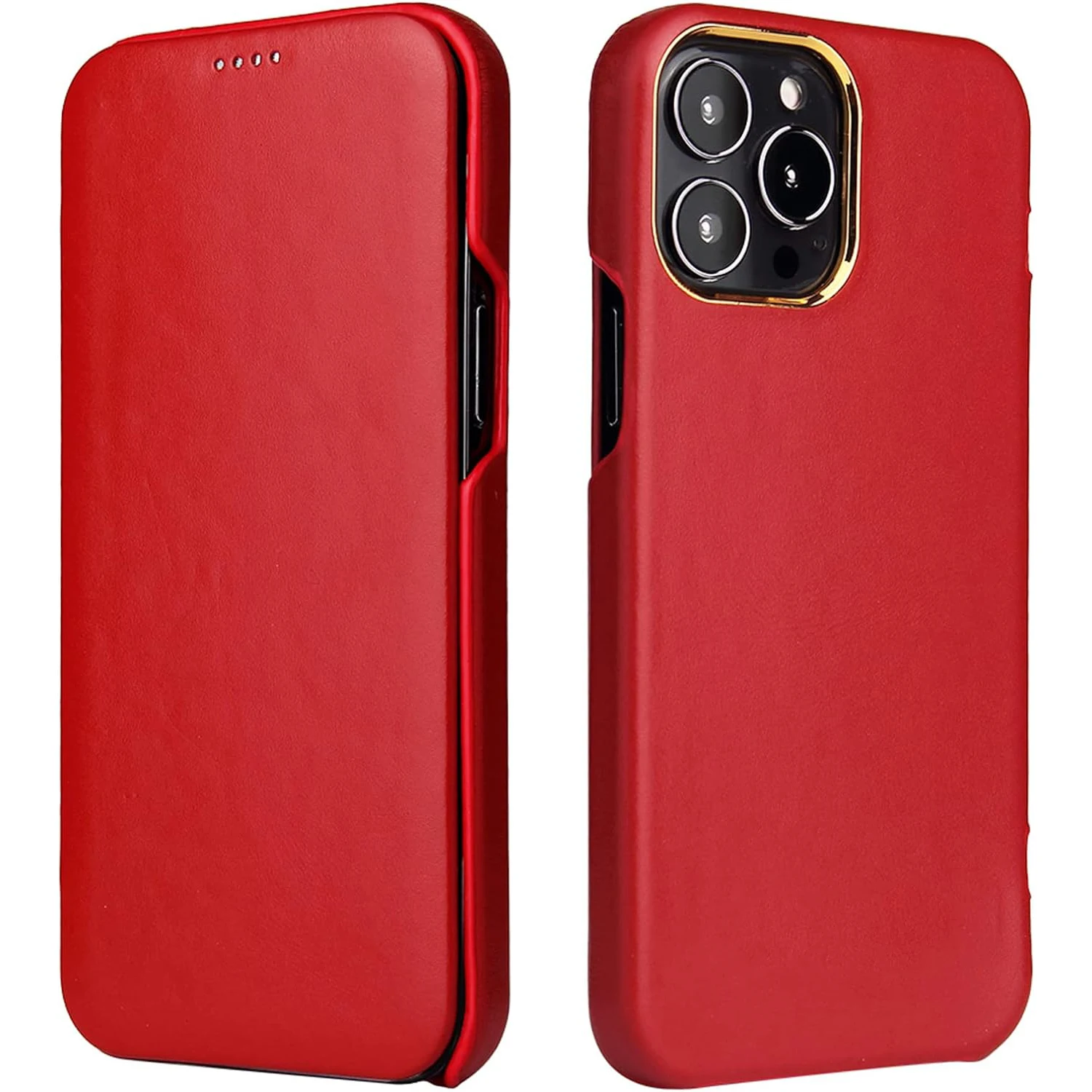 

Чехол для iPhone 15/15 Plus/15 Pro/15 Pro Max, серия Vintage | Натуральная кожа Полное покрытие Изогнутый край | Защитный чехол-книжка с магнитным принтом Folio | Тонкий крой | Ручной работы
