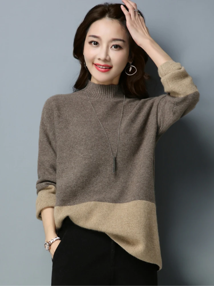 

Sweater Woman Winter 2022 Korean Fashion Pullover Long Sleeve Top Thick Sweaters Knit Jumper Tops Oversized Sweater Women