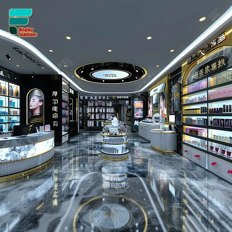 Индивидуальный демонстрационный стеллаж для косметики стойка духов магазина