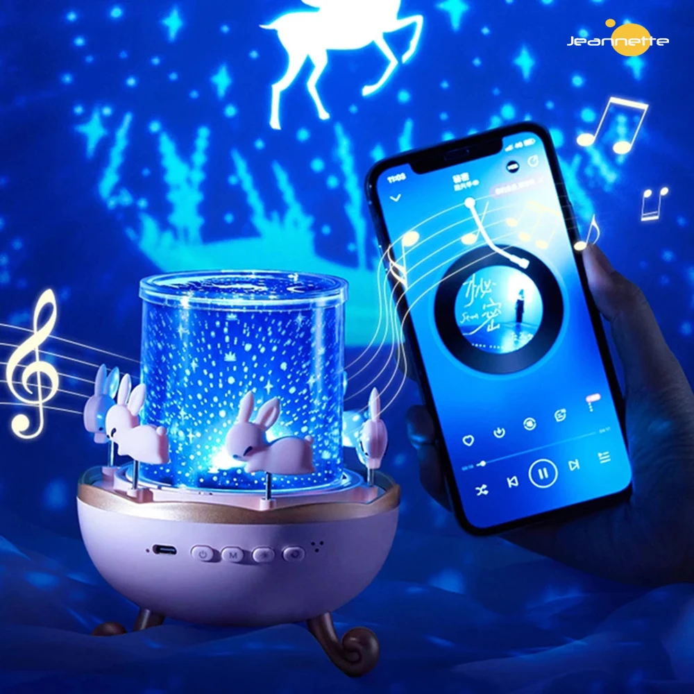 

Звездный Галактический проектор Звездное небо ночной Светильник Bluetooth-динамик Музыка Октава Светодиодная лампа Декор Декоративные ночные ...