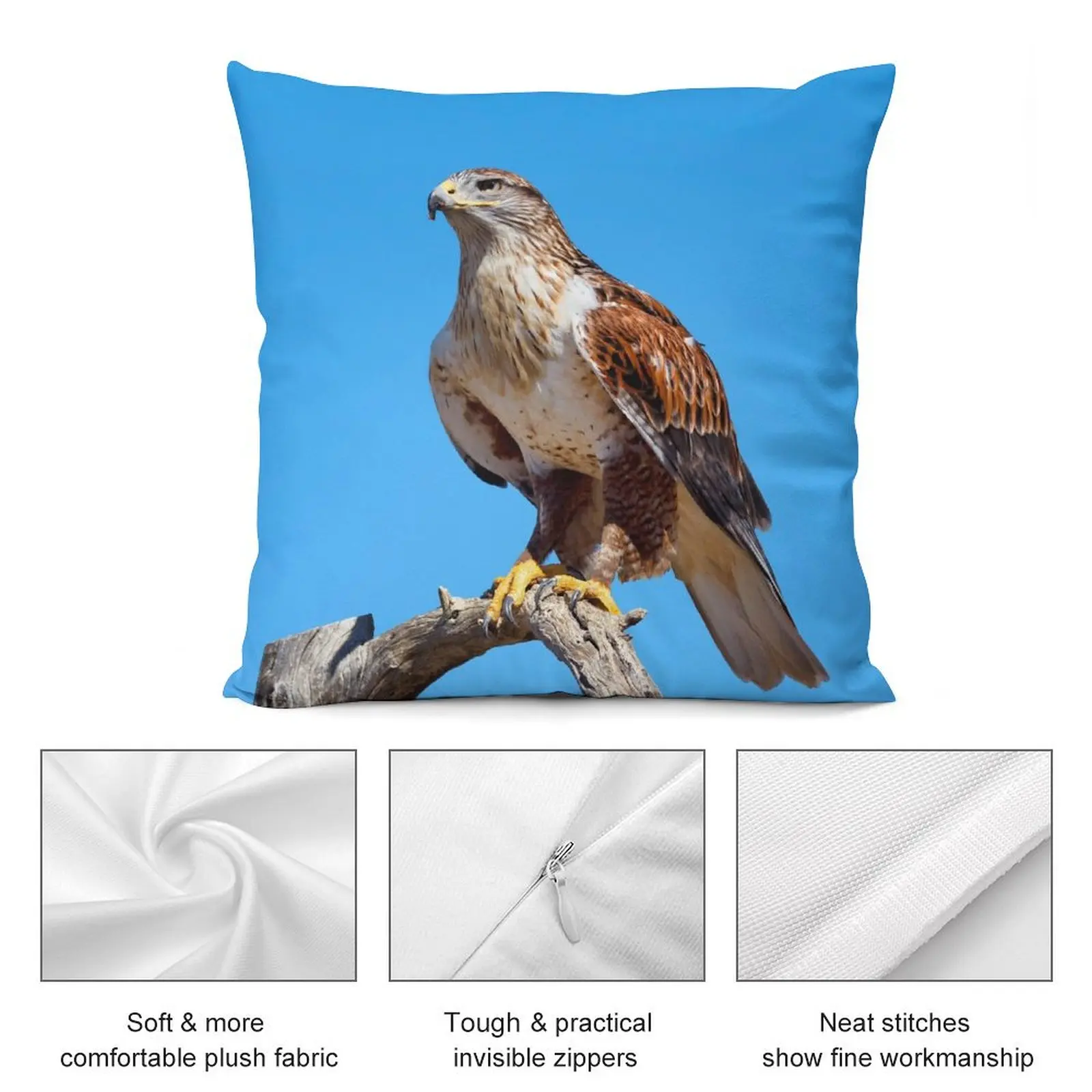 Ferruginous Hawk портрет искусственная подушка