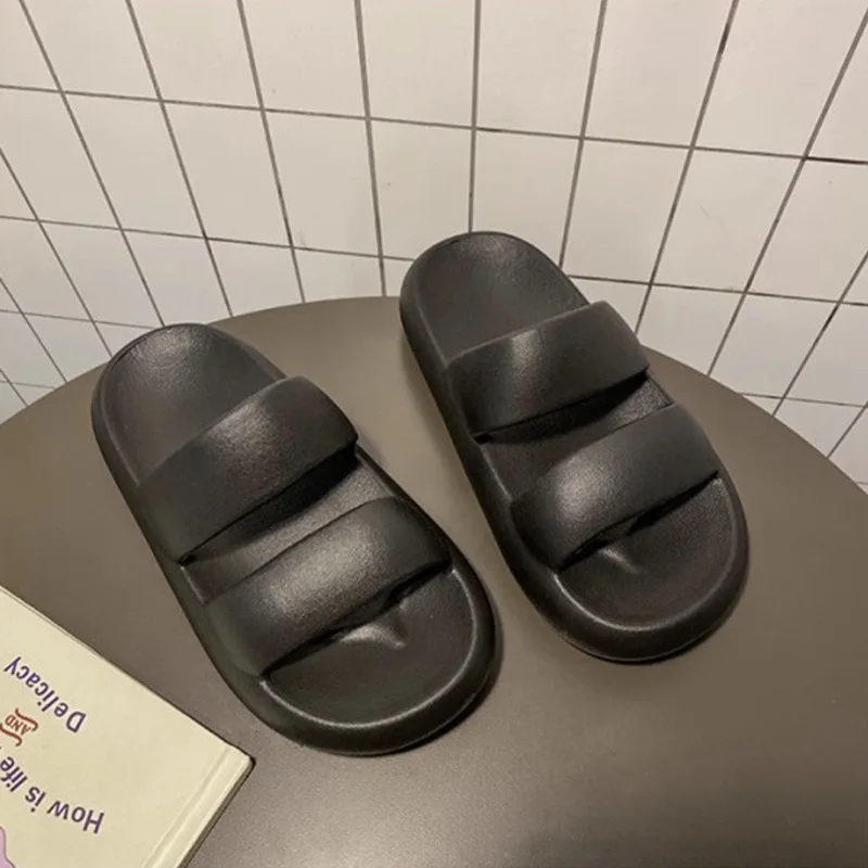 Шлепанцы для мужчин и женщин мягкие сандалии на платформе Нескользящие пляжа