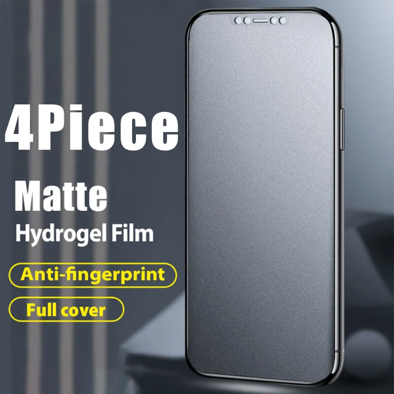 

4 шт., Гидрогелевая Защитная пленка для iPhone 14 13 12 XR XS 11 Pro Max