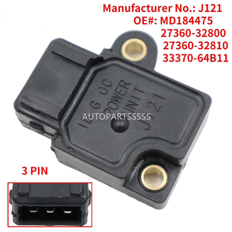 

Новый J121 MD184475 33370-64B11 27360-32810 27360-32800 модуль управления зажиганием для Mitsubishi