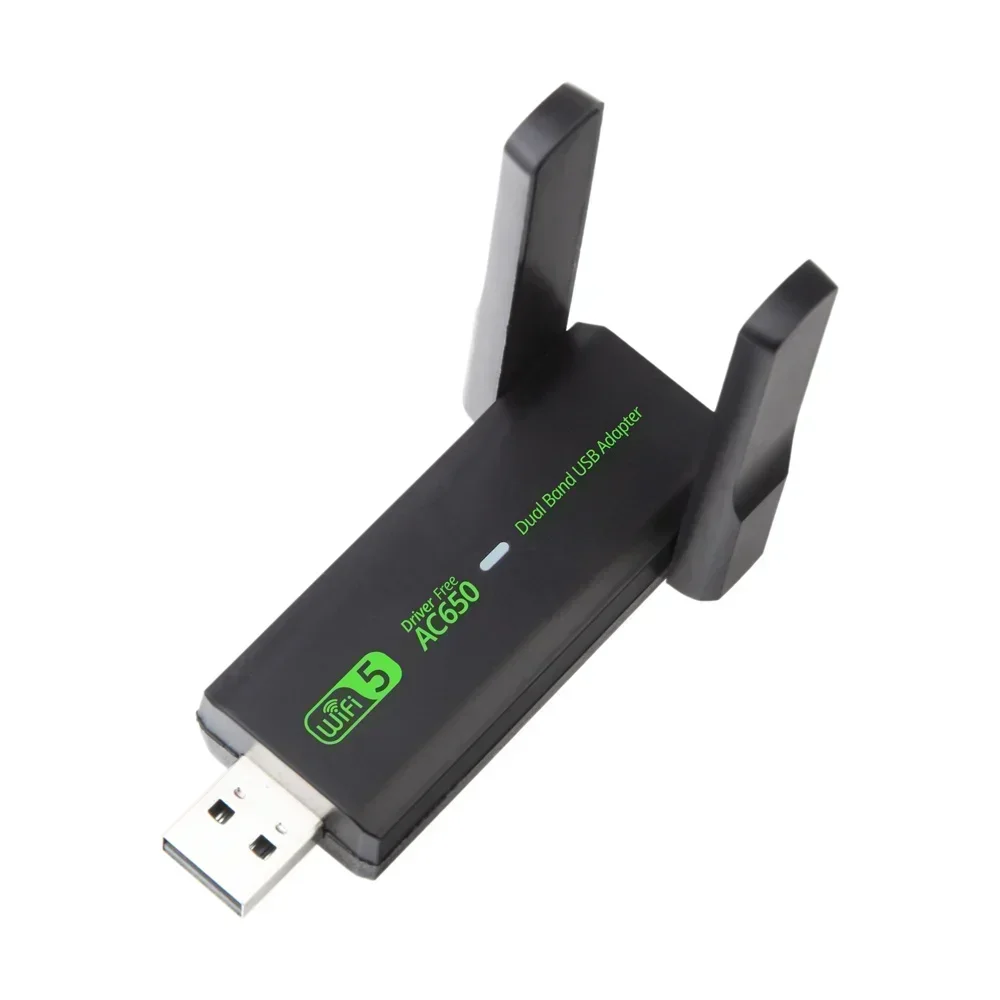 Wi-Fi USB AC650 Адаптер Двухдиапазонная беспроводная сетевая карта USB2.0 Приемник с