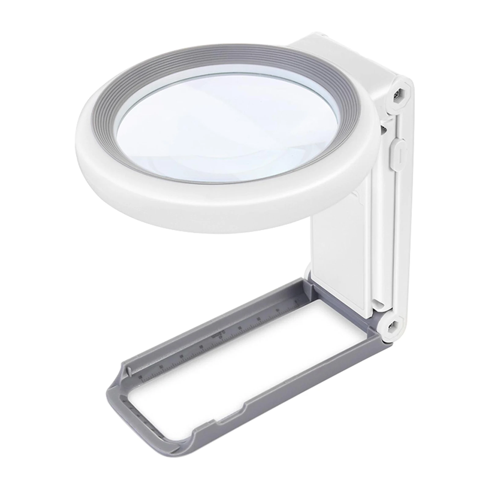 

30X 10X Optical Instrument Folding Handheld With Stand Home Office Seniors Reading Gift Close Work LED Magnifying Glass Portable