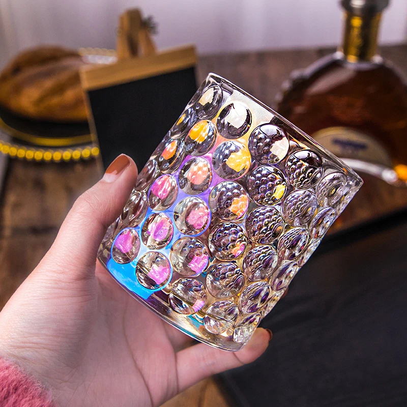 

Dream Pearl Whiskey Glass Online Celebrity Ins Color Glass Multi-function Water Glass Wine Glasses Coffee Cup