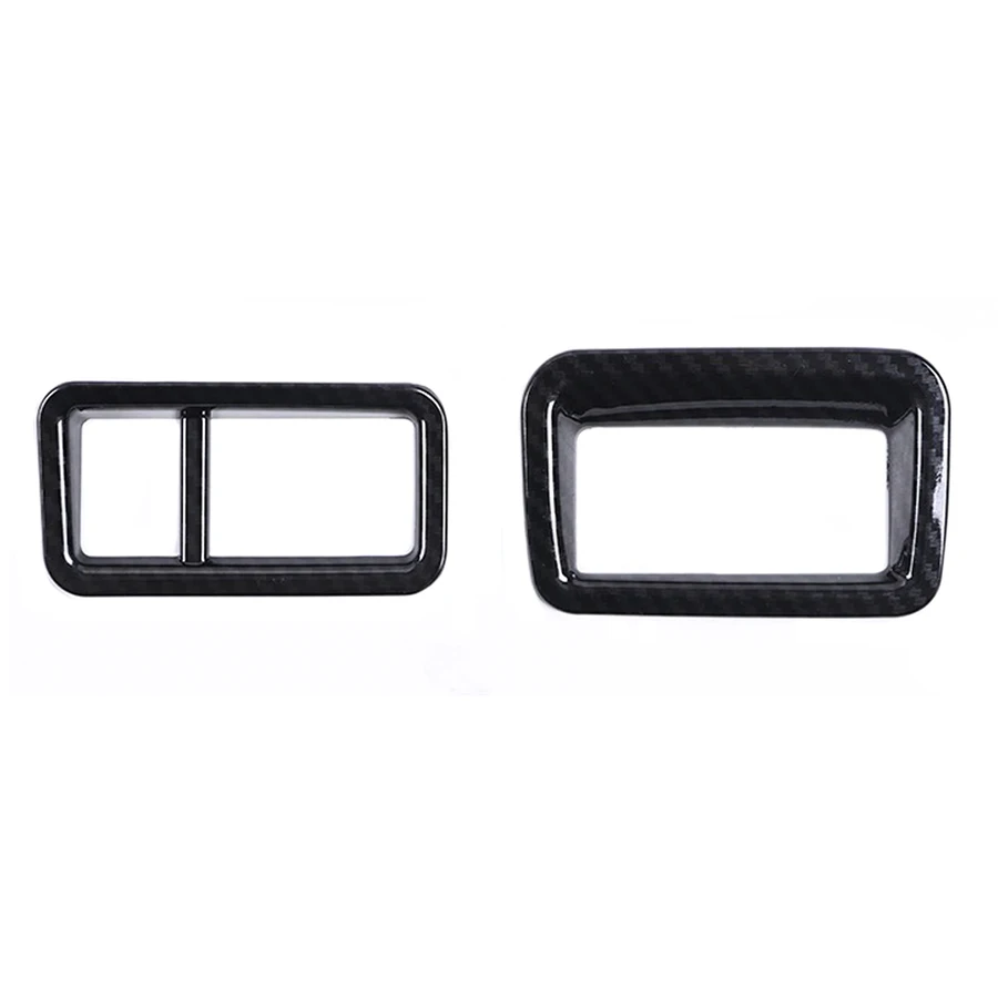 2 шт. наклейки для автомобильных фар из углеродного волокна