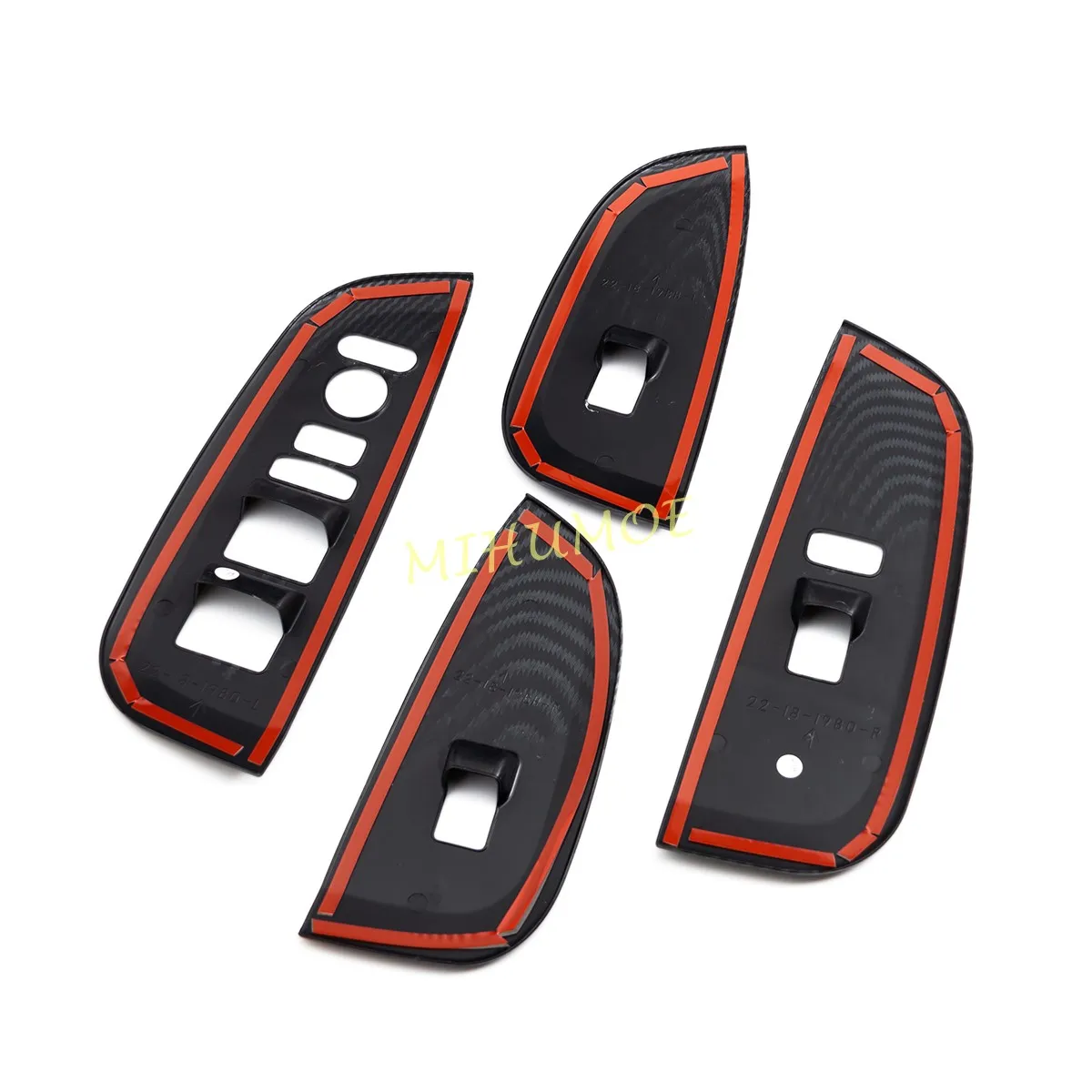 Панель переключателя интерьера двери окна из углеродного волокна для Honda ZR-V ZRV 2023