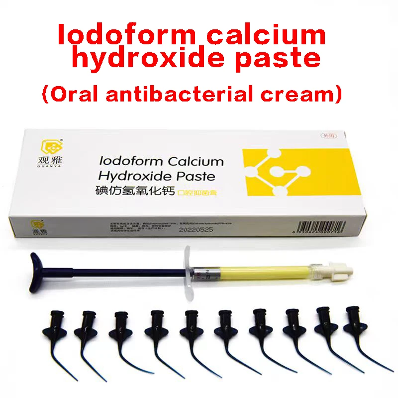 Гидроксид кальция Iodoform пероральная Антибактериальная паста 2 г