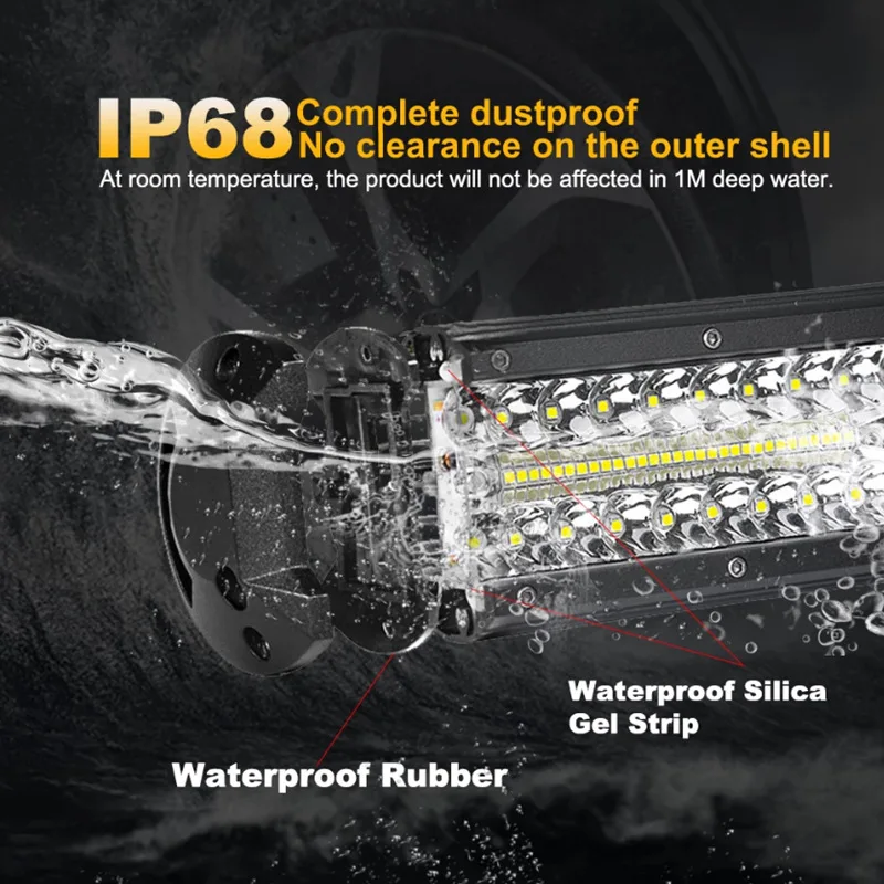 Купить Светодиодная панель для внедорожника 4-20 дюймов, 12 В, 24 В