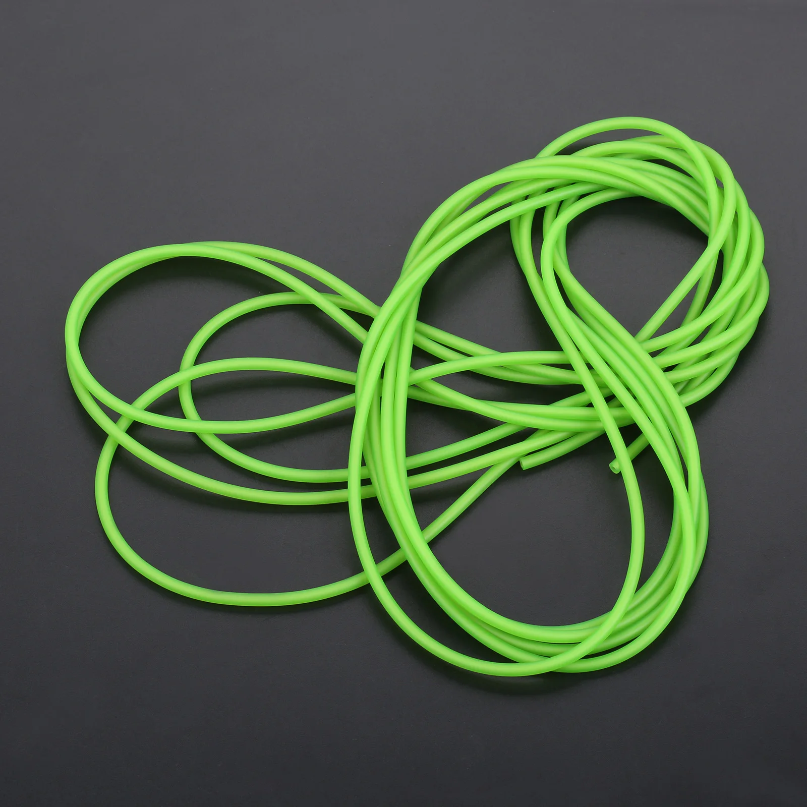 Hunting Sporting 5M Strong Slingshot Natural Latex Tube Catapult Sling Shot Rubber Band Green Elastic Bungee Tube 1.6x3.6mm images - 6