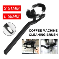 coffee machine cleaning brush%c2%a0nylon espresso machine brush detachable brush head for coffee grinder and espresso cleaning