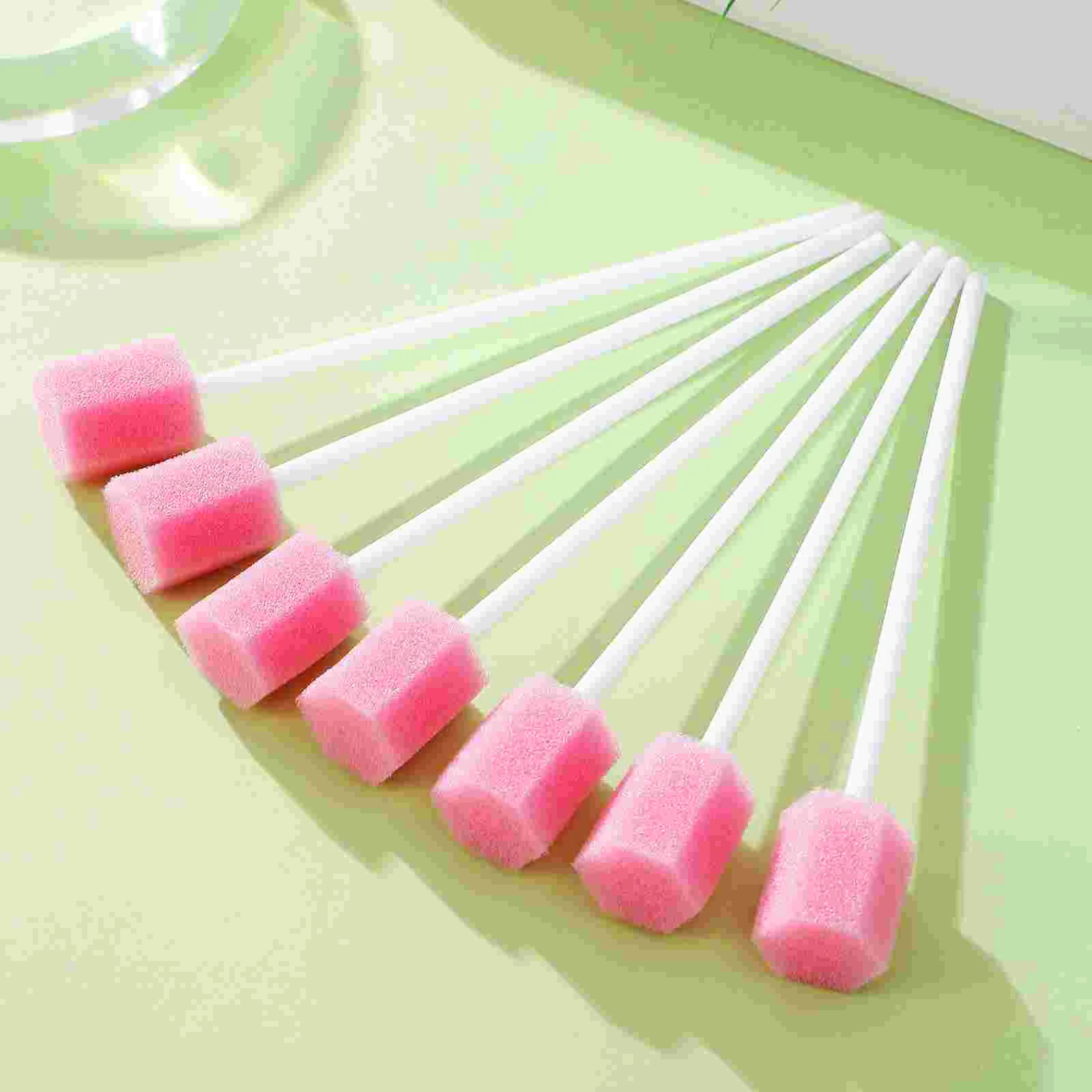 

150 Pcs Disposable Cotton Swab Swabs Foam Cleaners Make Mouth Elder Kids Sponge