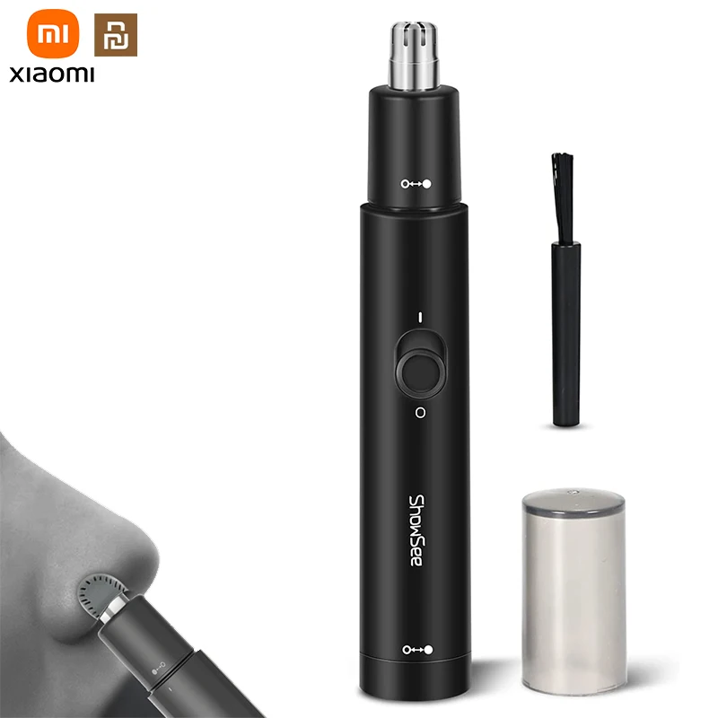 

Портативный Электрический мини-триммер Xiaomi Youpin ShowSee, съемная моющаяся двухсторонняя головка резака с вращением на 360 °