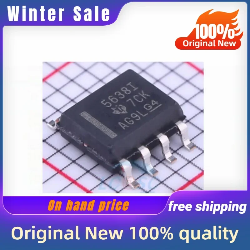 3 шт. новый оригинальный TLV5638IDR TLV5638I TLV5638 5638I TLV5638CDR SOP8 качественный товар
