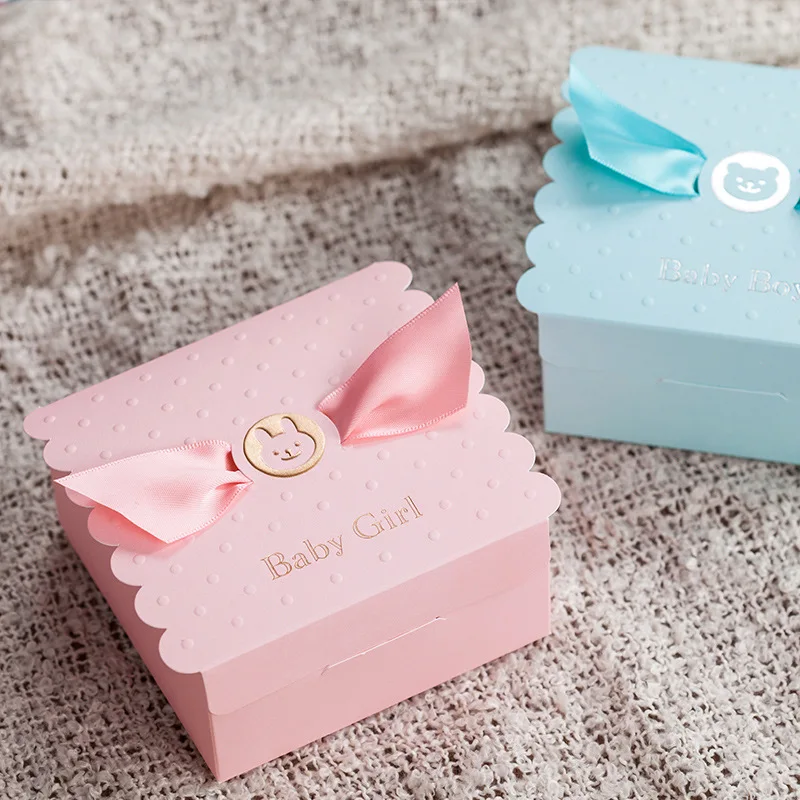 Baby Shower Baby Born Birth Announcement Gift Boxes