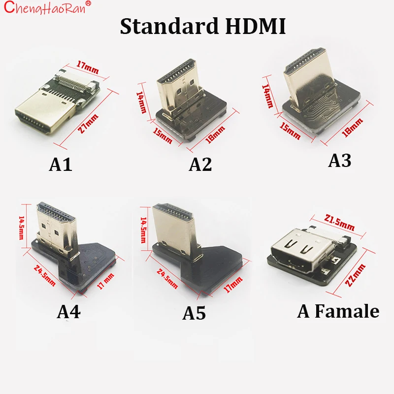 Фото 1 шт. Плоский гибкий кабель FPV HDMI-совместимый для Raspberry Pi 4 Micro HDTV в HD/Mini HD, гнездо 90 градусов FFC 20pin №2