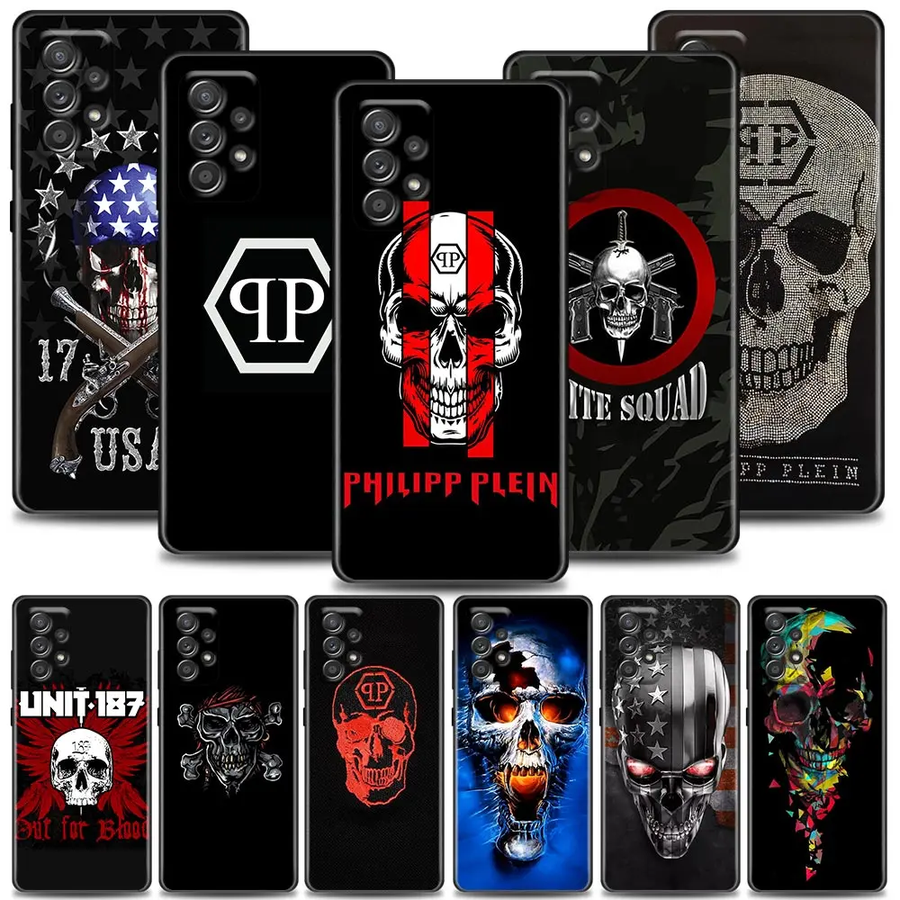 

Phone Case for Samsung A01 A02 A03s A11 A12 A13 A21s A22 A31 A32 A41 A42 A51 4G 5G TPU Case Horror skull QP Philipp