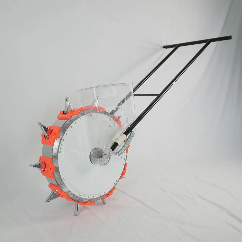 Механическая сеялка ручная установка для выращивания кукурузы с одним рядом