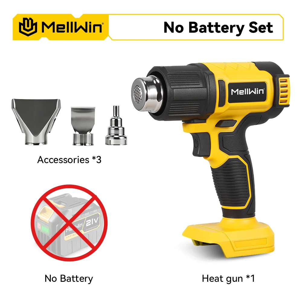 

MELLWIN Тепловой пистолет 540°C для Makita 18 В