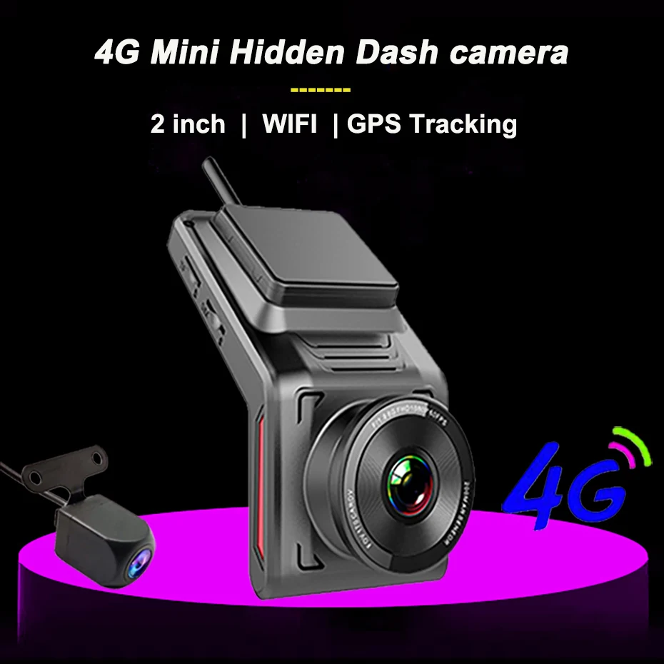 4G Full HD 1080P Автомобильный видеорегистратор 2 0 дюйма мини WIFI с удаленным монитором