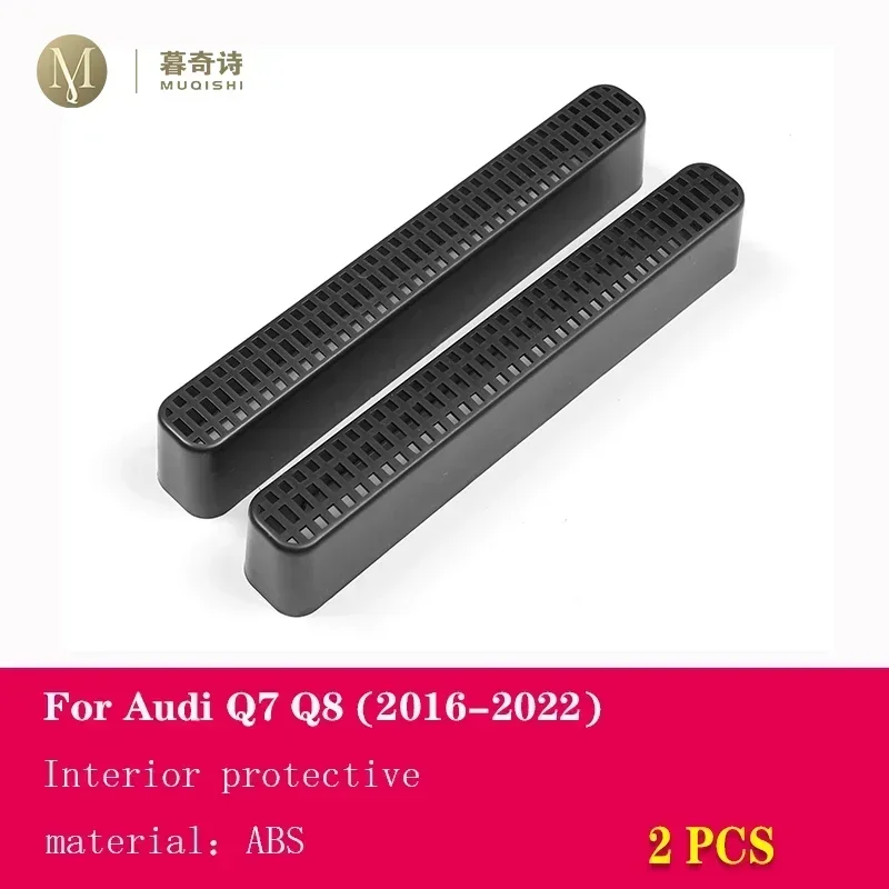 

Защитный чехол для воздуховода кондиционера салона автомобиля из АБС-пластика для Audi Q7 Q8 2016-2026, пылезащитный, под сиденье