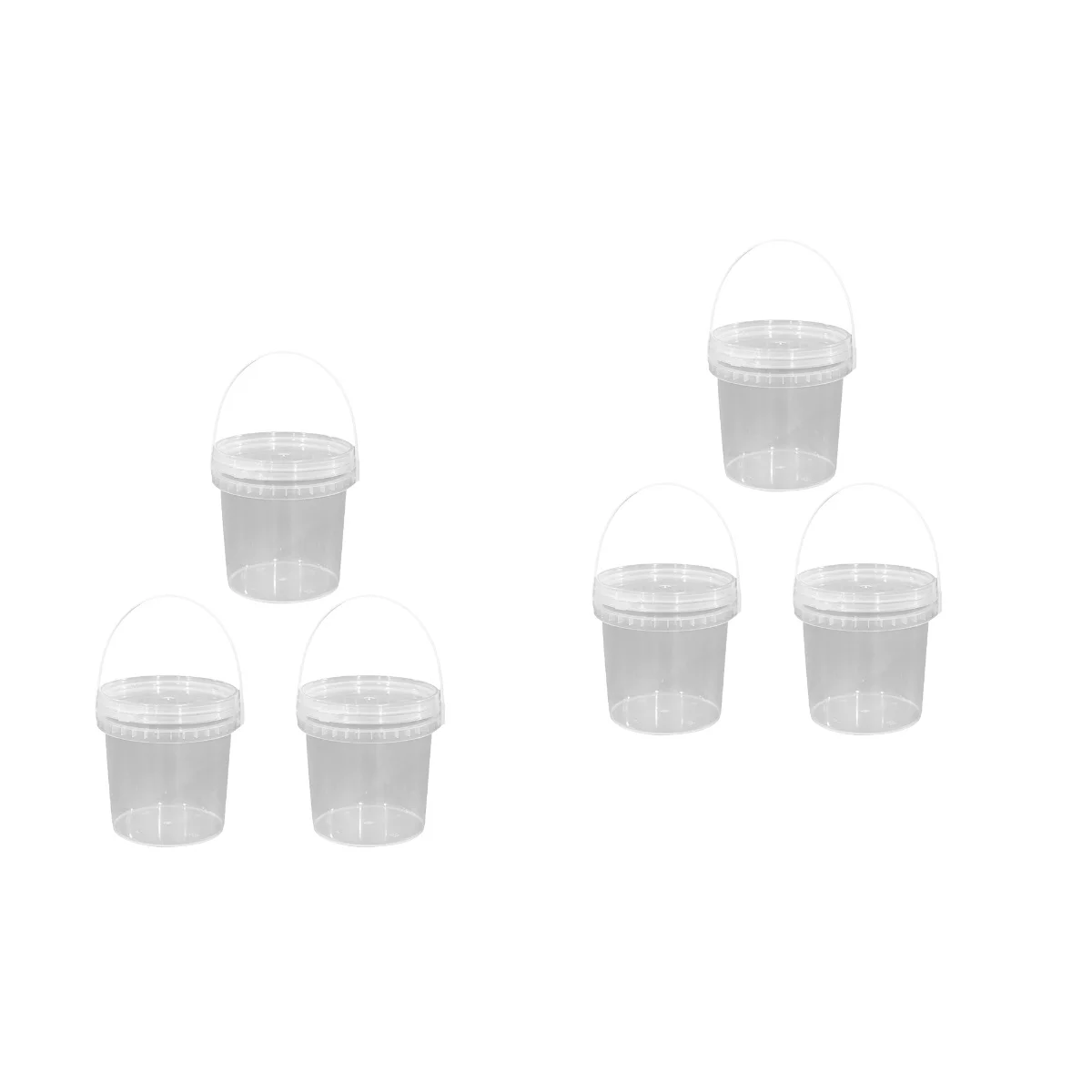 

Ice Cream Bucket Container Tub Freezer Storage Deli Dessert Pail Soup Containerstubs Transparent Lidyogurt