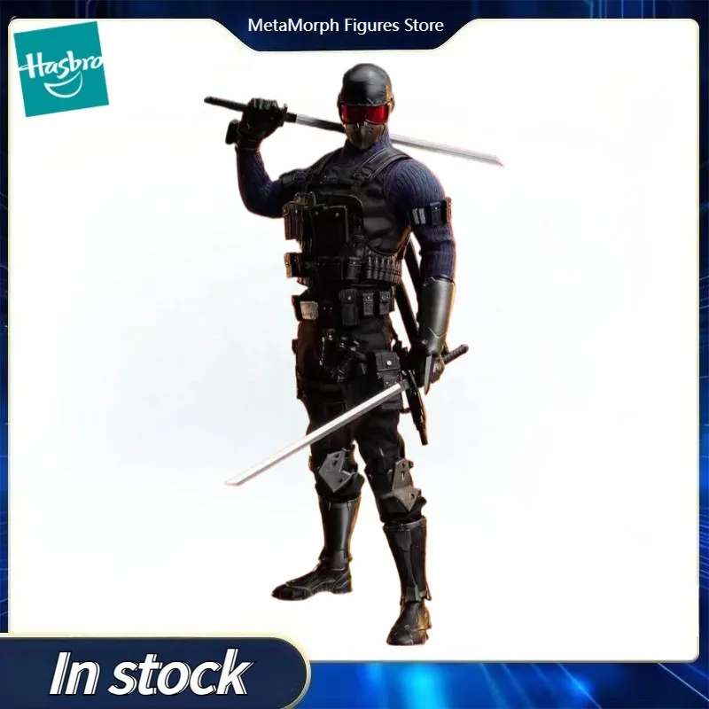 Фото Оригинальная фигурка Hasbro Threezero FigZero G.I. Фигурка Joe Series 1/6 COMMANDO SNAKE EYES, коллекционная модель, украшение №1