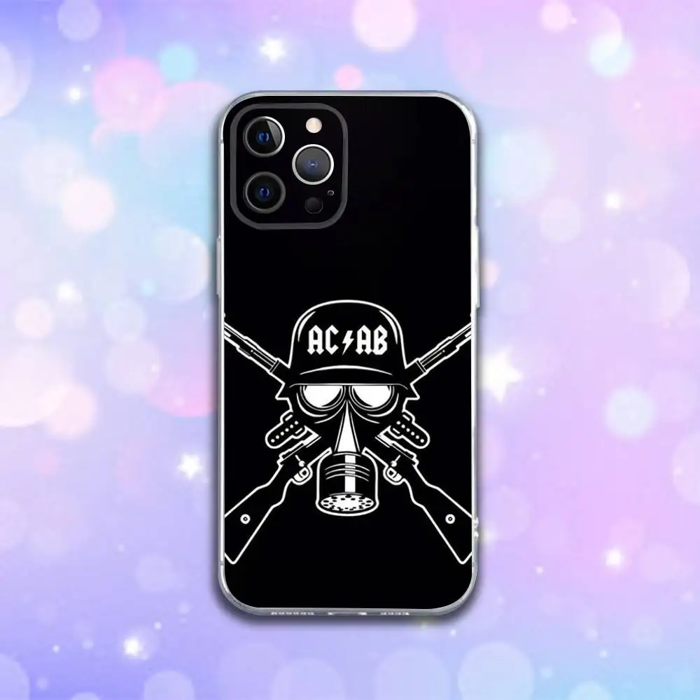 Фото Чехол для телефона Acab Ultras для iPhone 16e, 16,15,14,13,12,11 Plus, Pro, Max, XR, XS, X, Plus, SE, мини-прозрачный мягкий чехол №4