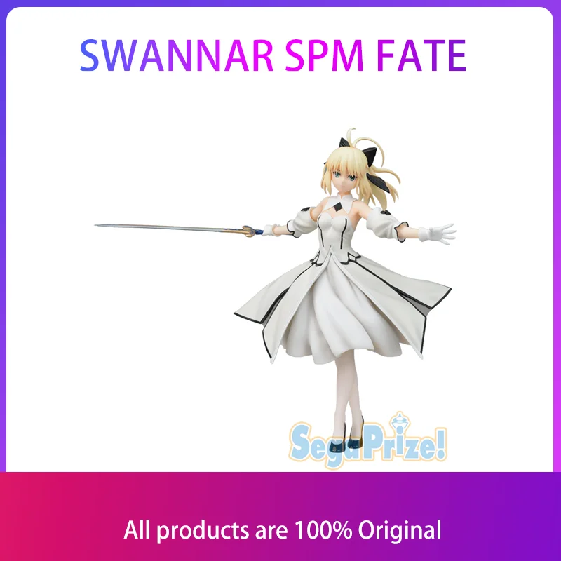 

SWANNAR 22cm Original Sega SPM Fate Grand Order FGO Saber Lily Altria Pendragon PVC Action Figure Model Doll Toys