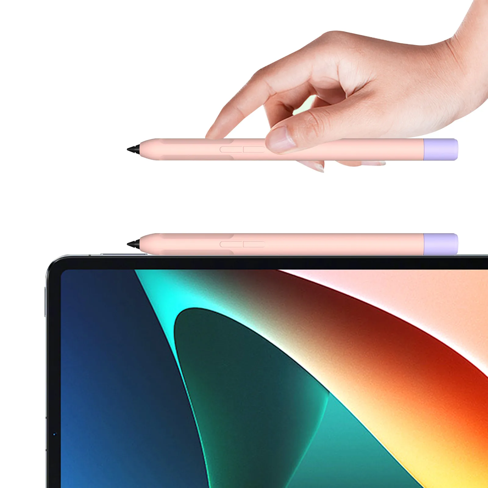 

Силиконовый чехол с защитой от потери, чехол для карандаша Xiao Mi, умный колпачок с наконечником для ручки, защитный чехол для планшета Pro 5