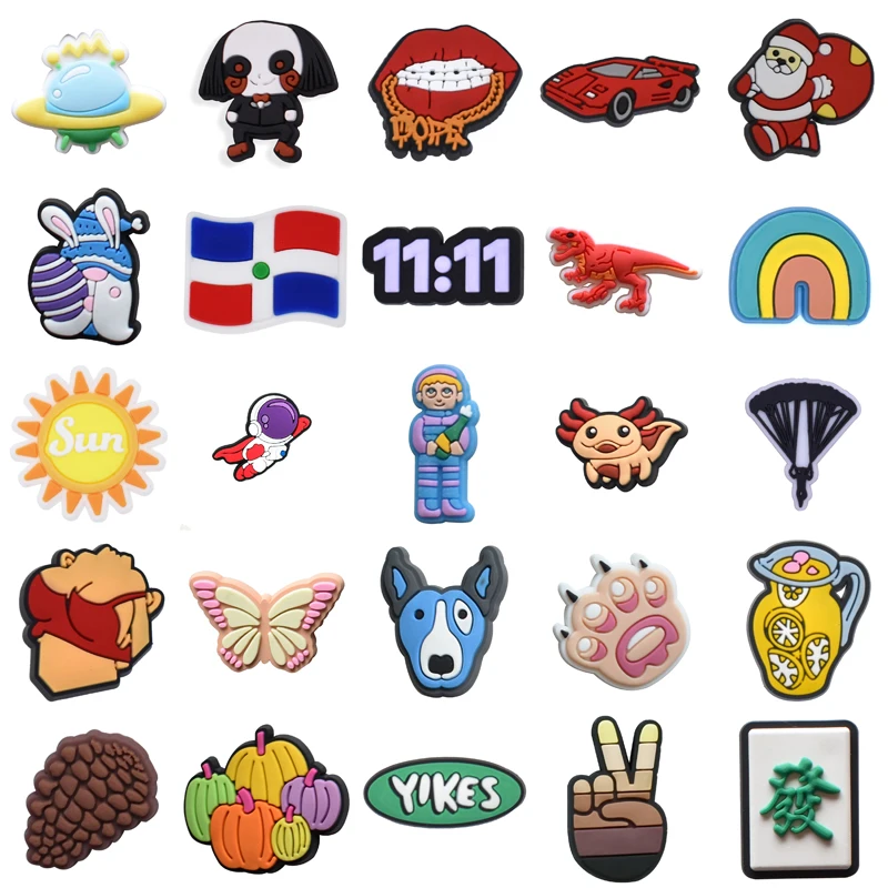 

Shoes Accessories Shoe Charms Girl Kids Wholesale Bulk Decorations for Crocs Set Jeans Men Boy Gifts Women Charm Para Pins Packs