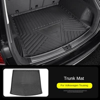 for vw volkswagen touareg 04 21 tpo trunk mats cargo liner waterproof floor mat protection carpet specialized auto accessories
