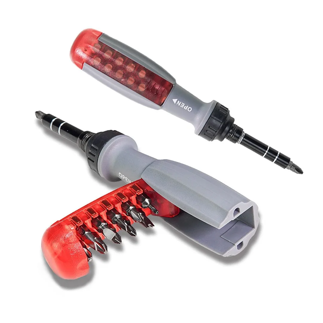 

10 In 1 Precision Ratchet Screwdriver Set Length Adjustable High Quality Steel Screwdrivers Telescopic Household Repair Tool