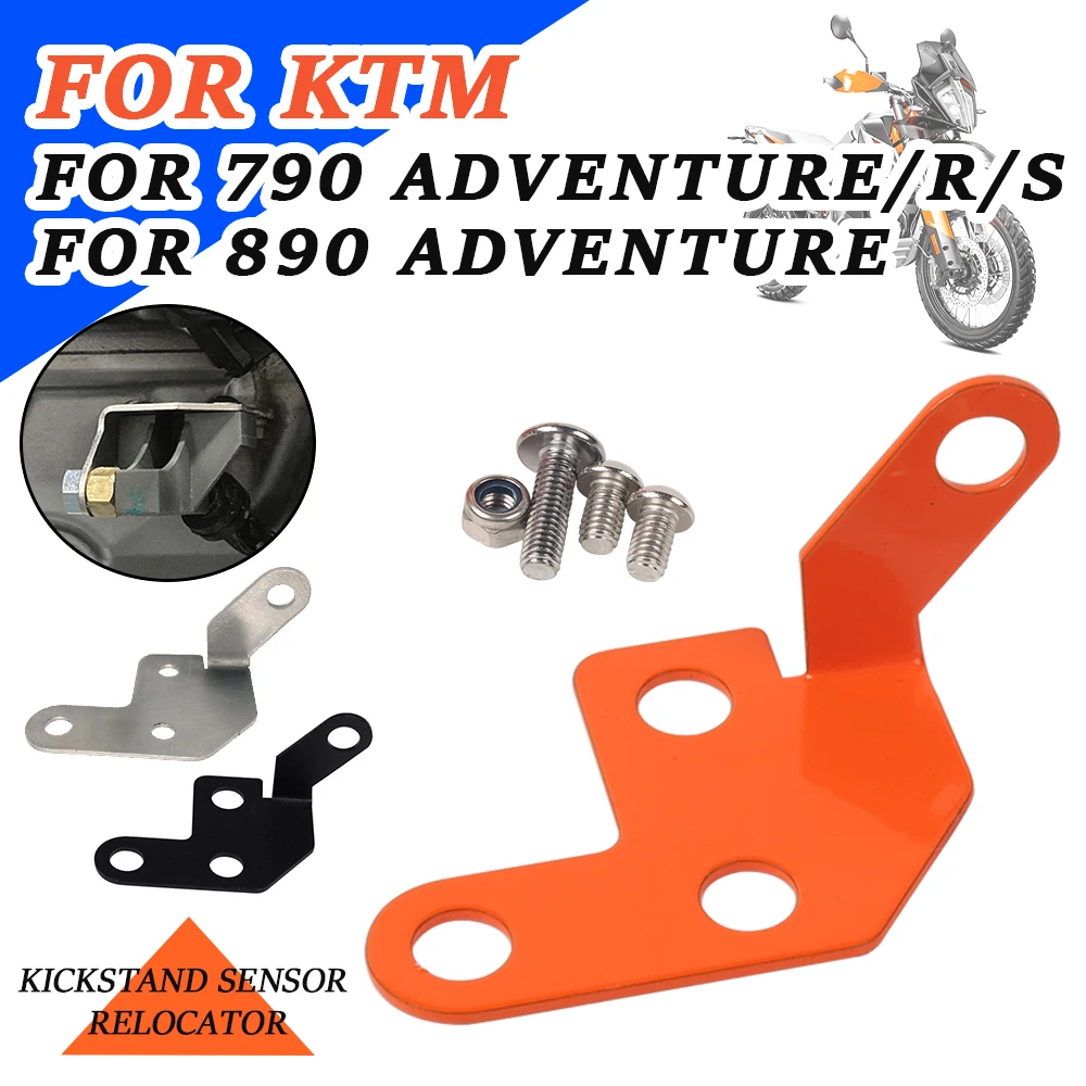 

For KTM 890 Adventure Kickstand Sensor Relocator 890Adventure 790 ADV R S 890ADV 790ADV 2022 Motorcycle Side Link Cover Guard