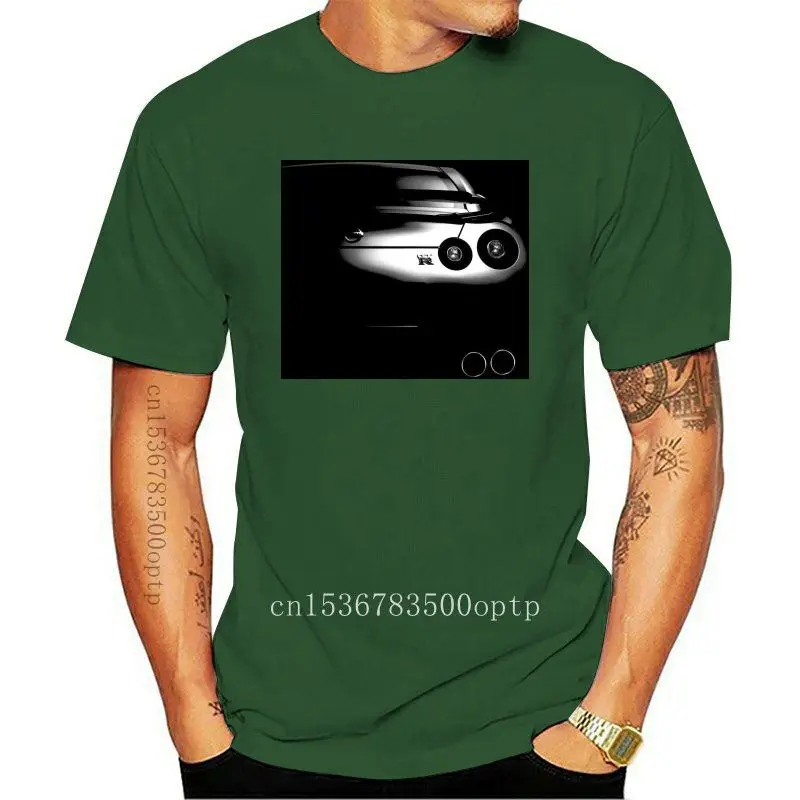 Camiseta GTR R35 для мужчин, одноцветная рубашка, 100% хлопок, Новинка