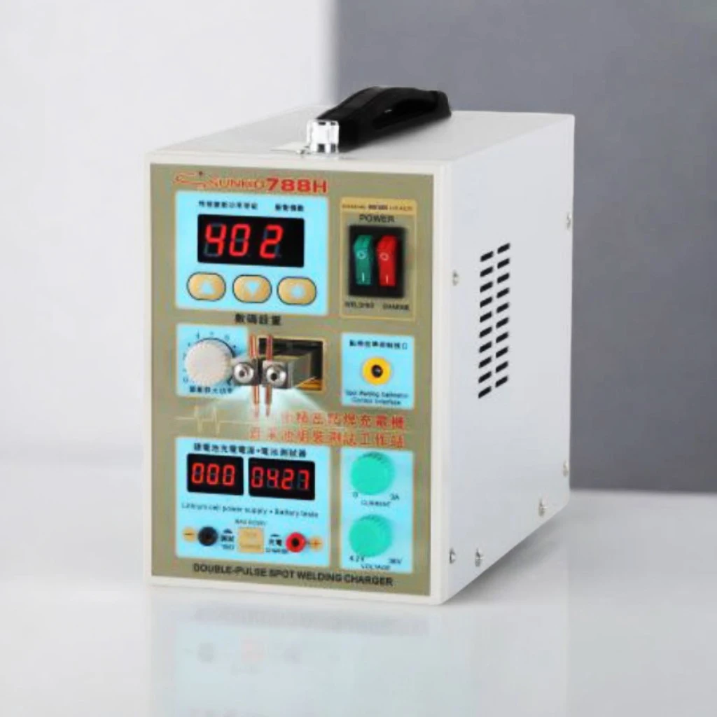 SUNKKO 788H Импульсный аппарат для точечной сварки 1 5 кВт Аппарат 18650 Аккумуляторная