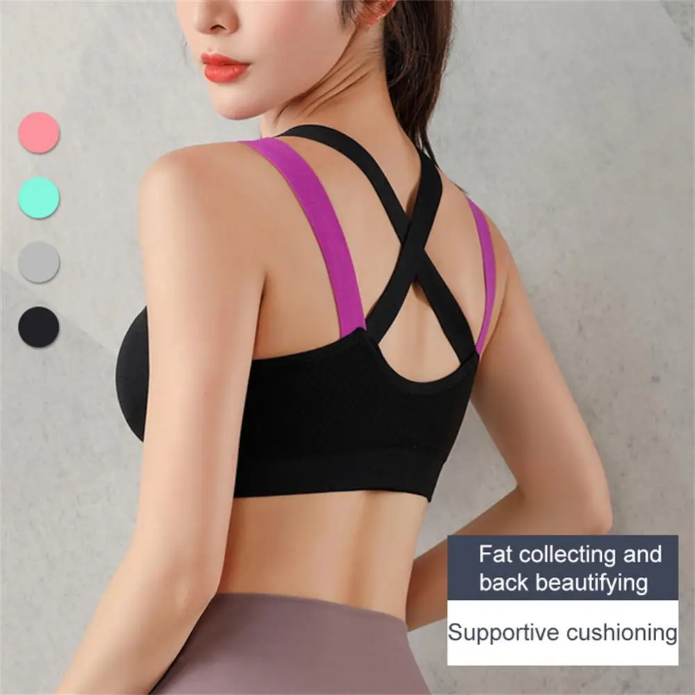 

Лидер продаж, стильный влагоотводящий спортивный бюстгальтер без косточек, идеально подходит для сна и тренировок, модный спортивный бюстгальтер с открытой спиной