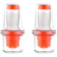 oil bottle with basting brush pastry brushes cooking silicone brush for baking cooking brush sauce butter oilbarbecue