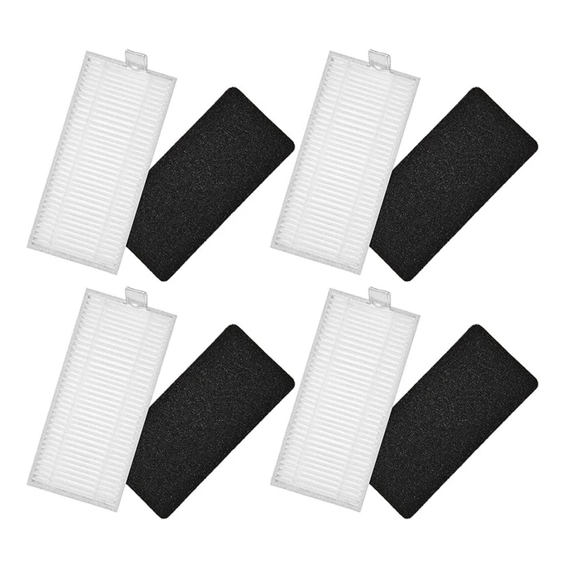 Запчасти для пылесоса 4 фильтра очистки сменный очищающий фильтр подходит Yeedi K600