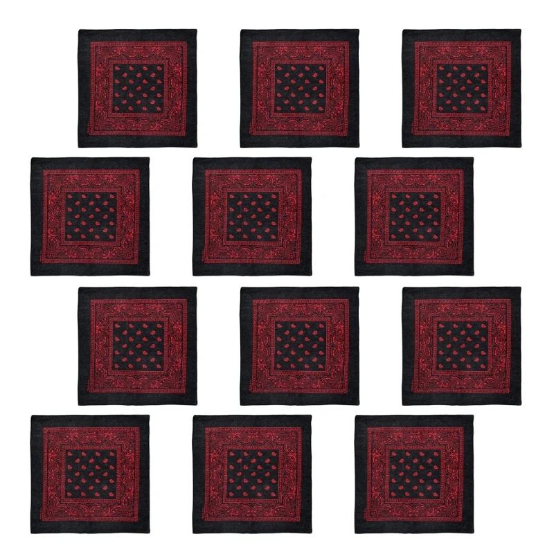 12 лотов универсальный повседневный головной платок легкий поглощающий пот для