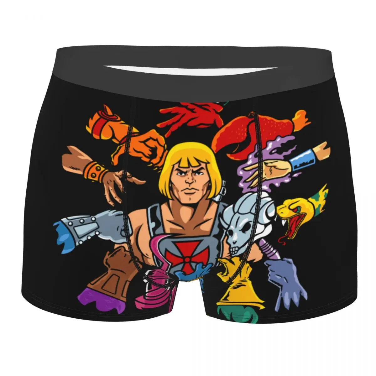 

Funny He-Man Masters Of The Universe Underwear Men Sexy Print Customized Eternia Boxer Shorts Panties Briefs Soft Underpants