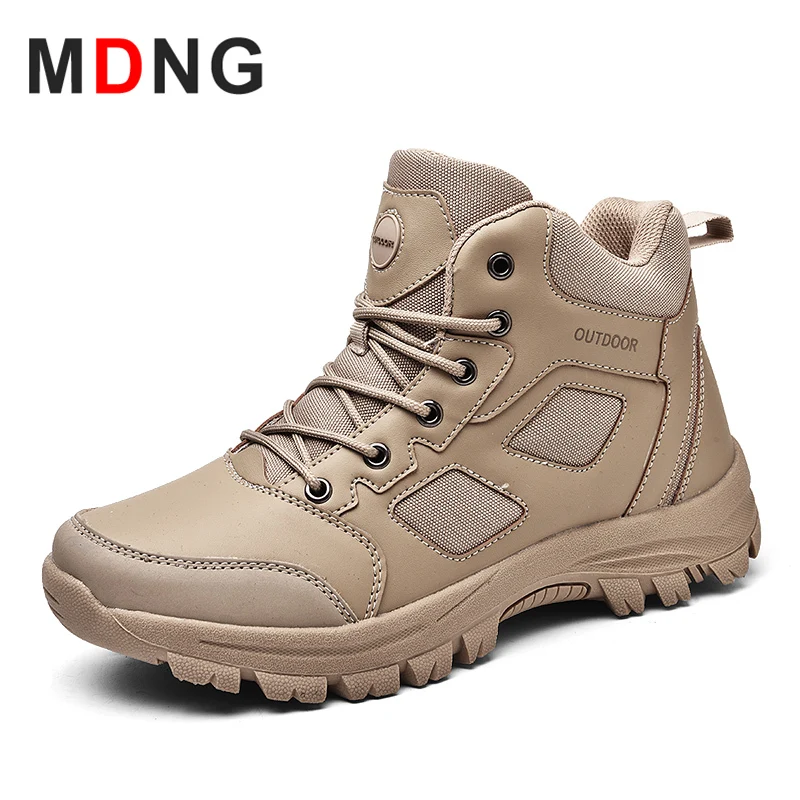 

Military Tactical Boots Men Trekking Hiking Shoes Outdoor Combat Desert Boots Non-slip Field Climbing Camping Hunting Sneakers