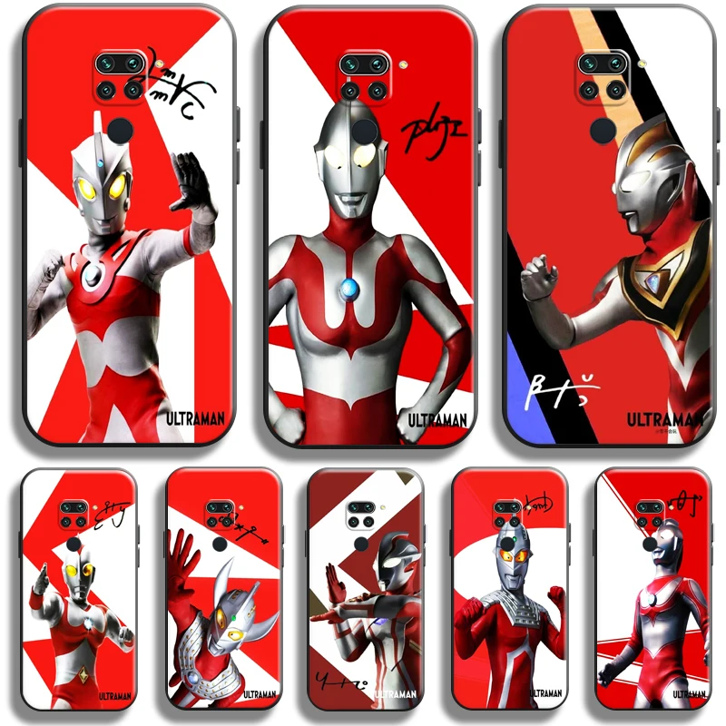 

Ultraman Japan Anime For Xiaomi Redmi Note 9 5G 9T 9S 9 Pro Phone Case Coque Funda Carcasa Back Silicone Cover Liquid Silicon