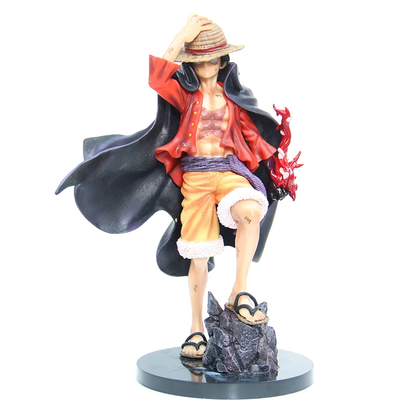 

One Piece Yonko Luffy Figure 4 Emperors GK Anime Figures 2 Heads PVC Action Figurine Statue Collectible Model Toys Gift