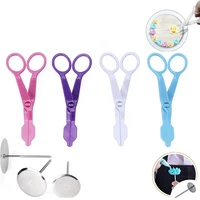 piping flower scissors nail baking pastry tools fondant cake decorating tray cream transfer baking pastry tools