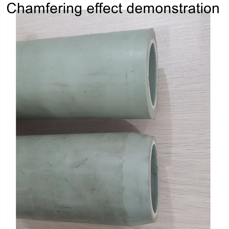 Станок для снятия фаски пластиковых труб из ПВХ PPH станок резки ПЭ